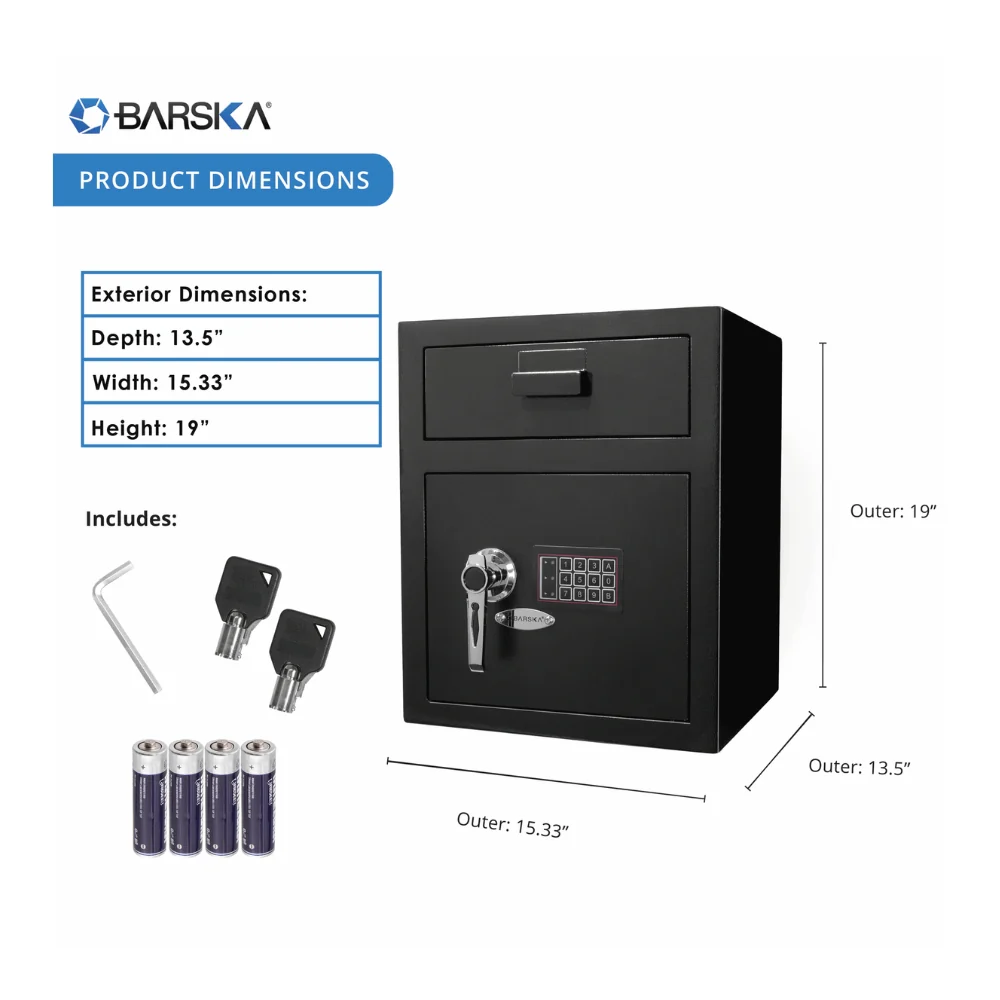 Barska Large Keypad Depository Safe | BAR-AX11930 - Image 11