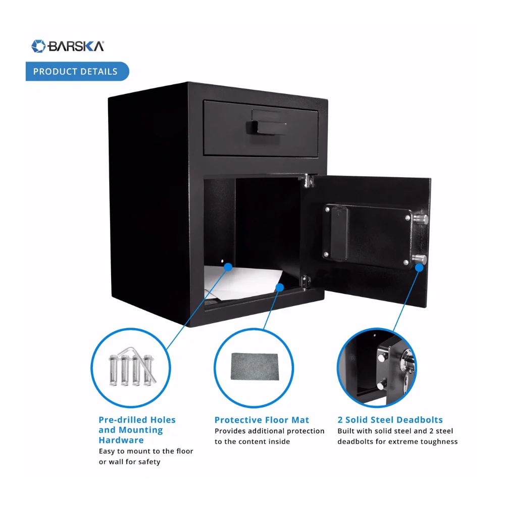 Barska Large Keypad Depository Safe | BAR-AX11930 - Image 8
