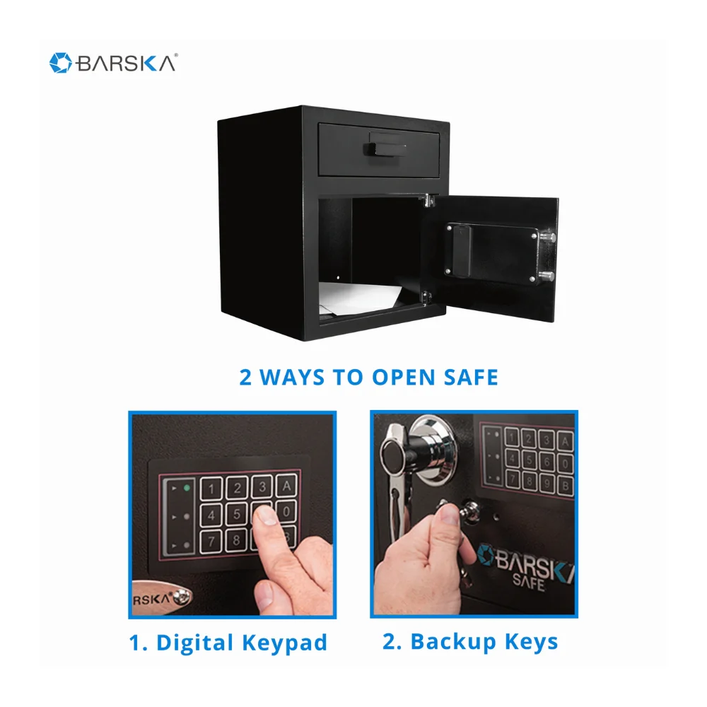 Barska Standard Keypad Depository Safe | BAR-AX11932 - Image 8
