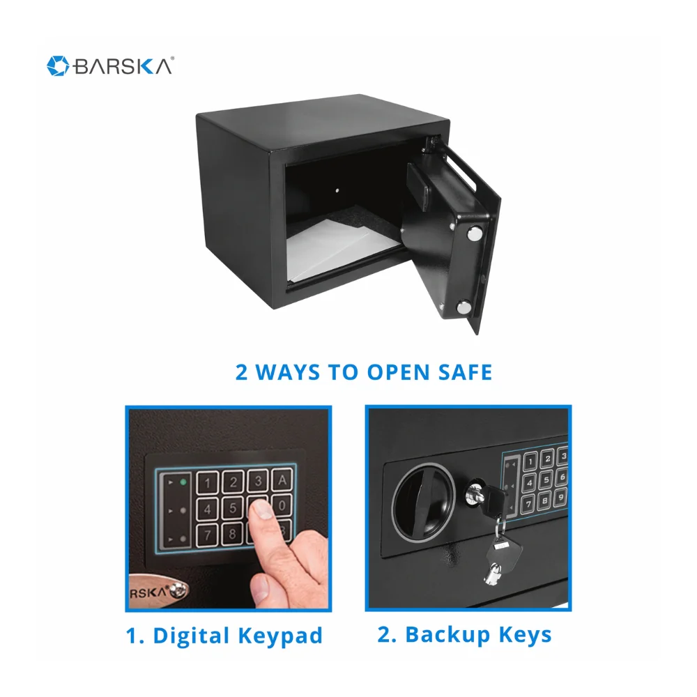 Barska Compact Keypad Depository Safe | BAR-AX11934 - Image 7