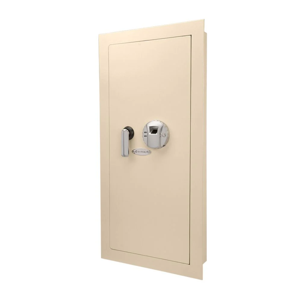 Barska Large Biometric Wall Safe Beige | BAR-AX12408