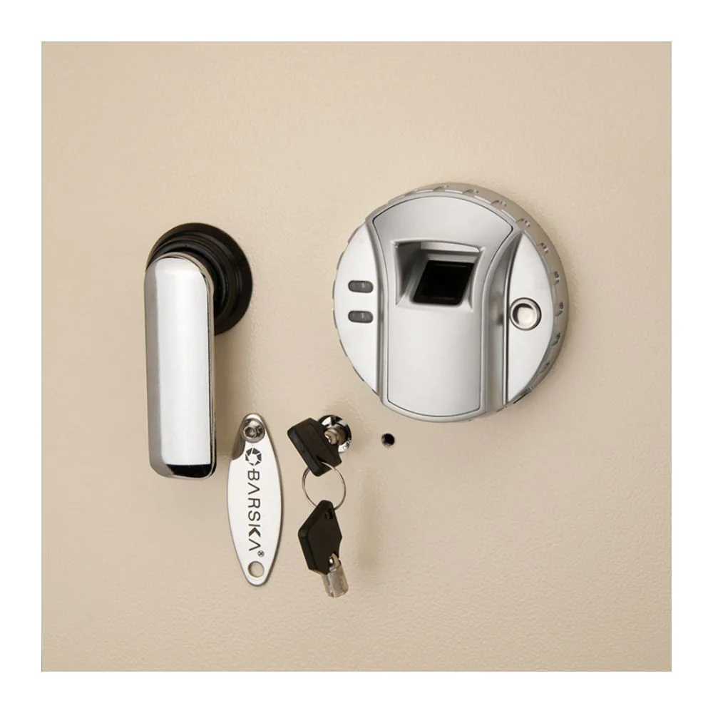 Barska Large Biometric Wall Safe Beige | BAR-AX12408 - Image 4