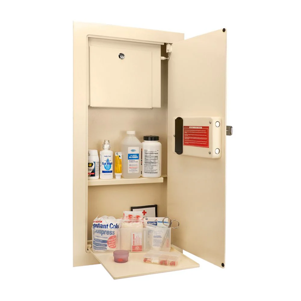 Barska Large Biometric Wall Safe Beige | BAR-AX12408 - Image 7