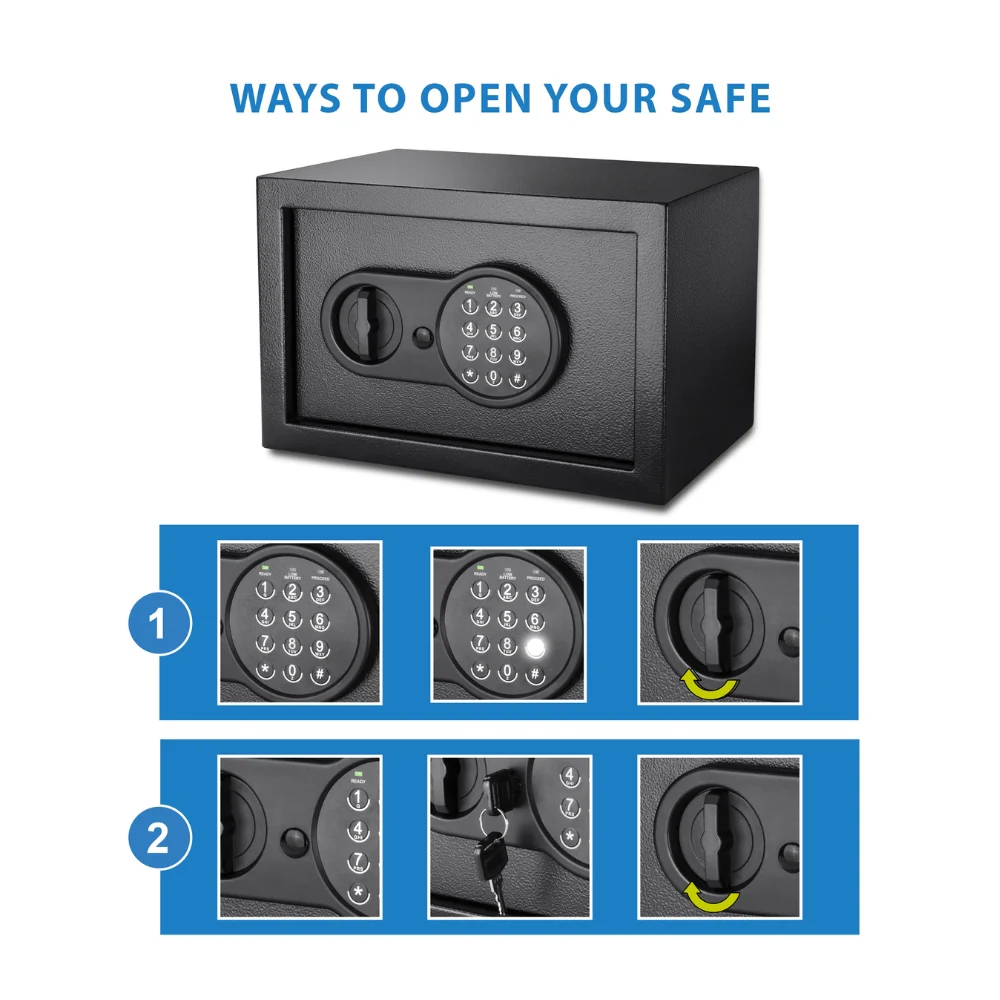 Barska Compact Digital Keypad Security Safe | BAR-AX12616 - Image 9
