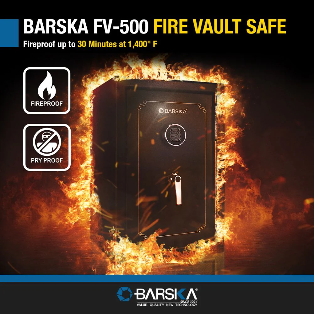 Barska FV-500 Fire Vault Safe | BAR-AX12674 - Image 7