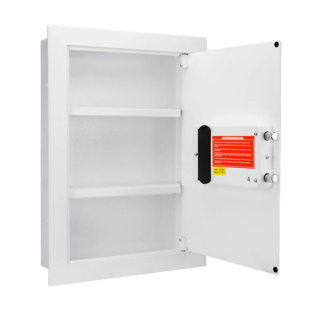 Barska White Biometric Wall Safe | BAR-AX13030 - Image 2