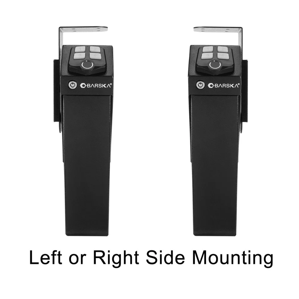 Barska Quick Access Biometric Handgun Desk Safe | BAR-AX13092 - Image 4