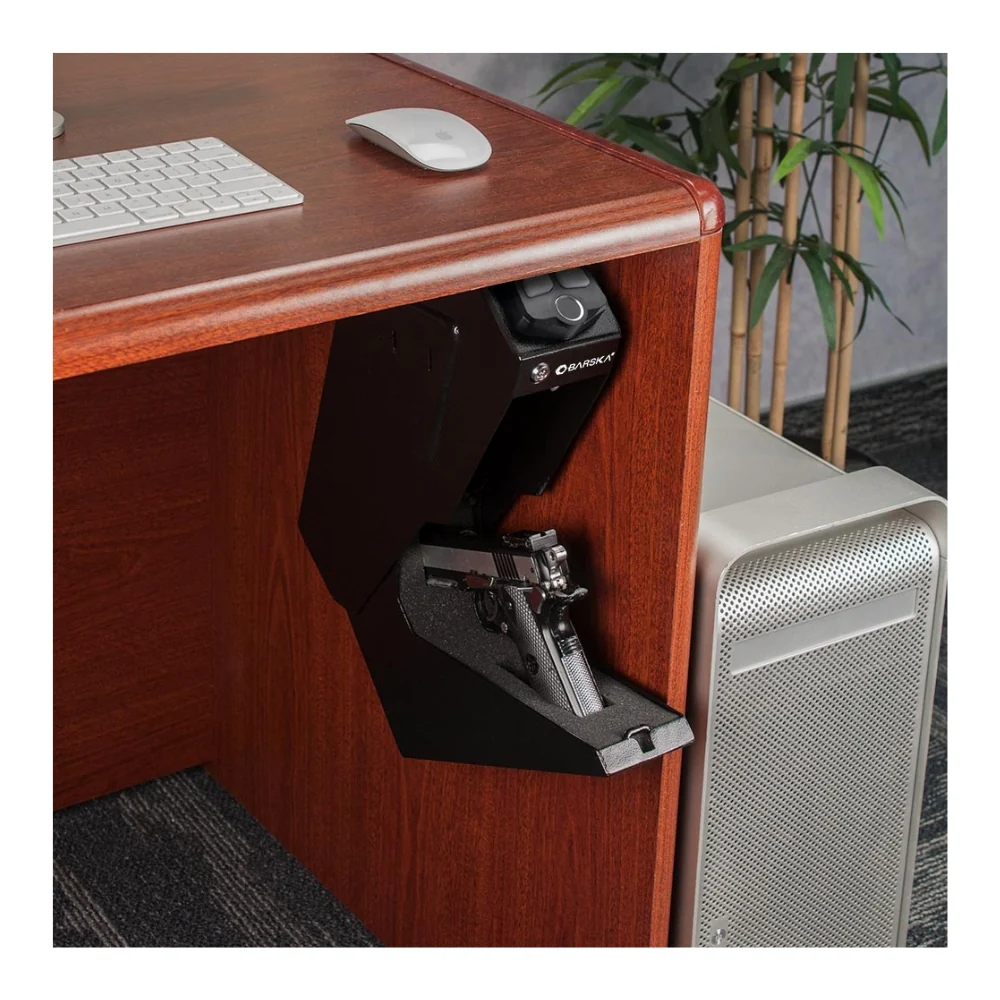 Barska Quick Access Biometric Handgun Desk Safe | BAR-AX13092 - Image 5
