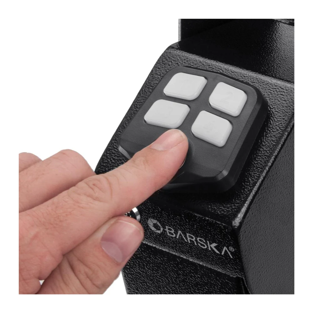 Barska Quick Access Biometric Handgun Desk Safe | BAR-AX13092 - Image 6