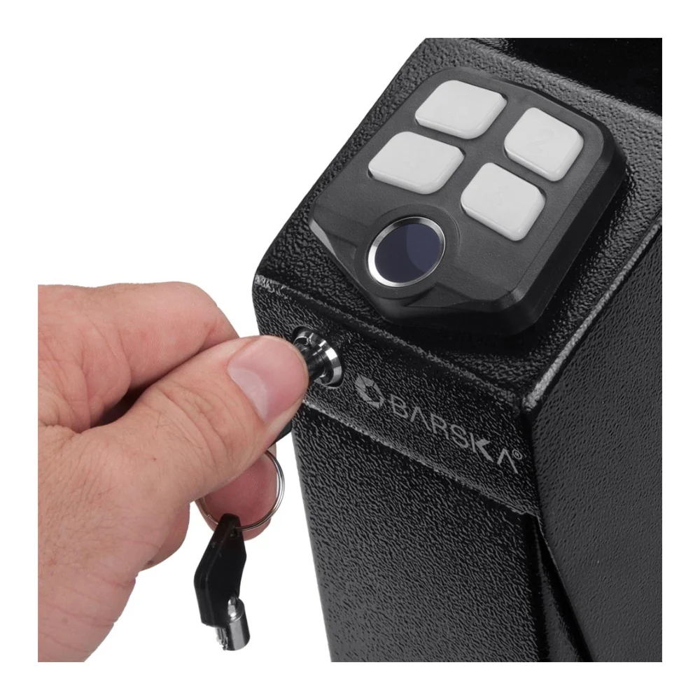 Barska Quick Access Biometric Handgun Desk Safe | BAR-AX13092 - Image 7