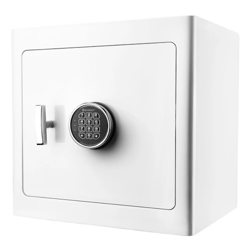 Barska White Keypad Jewelry Safe Tan Interior | BAR-AX13104