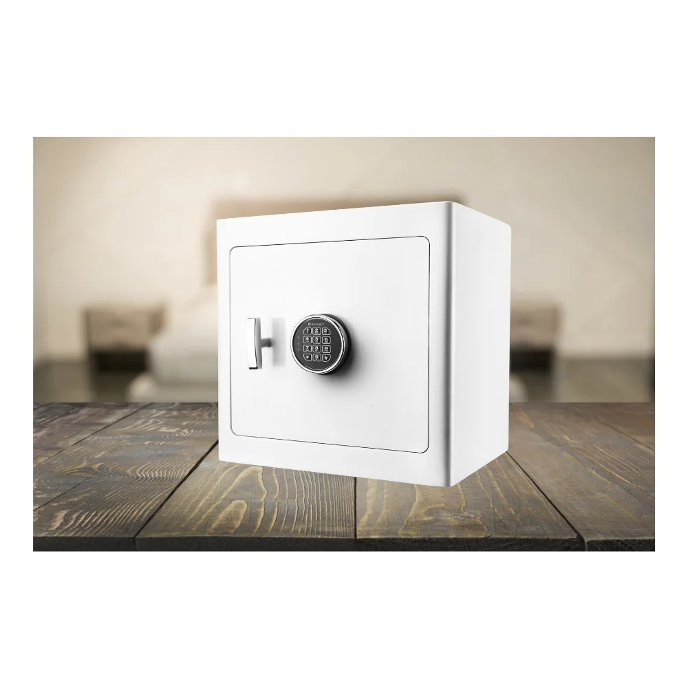 Barska White Keypad Jewelry Safe Tan Interior | BAR-AX13104 - Image 13