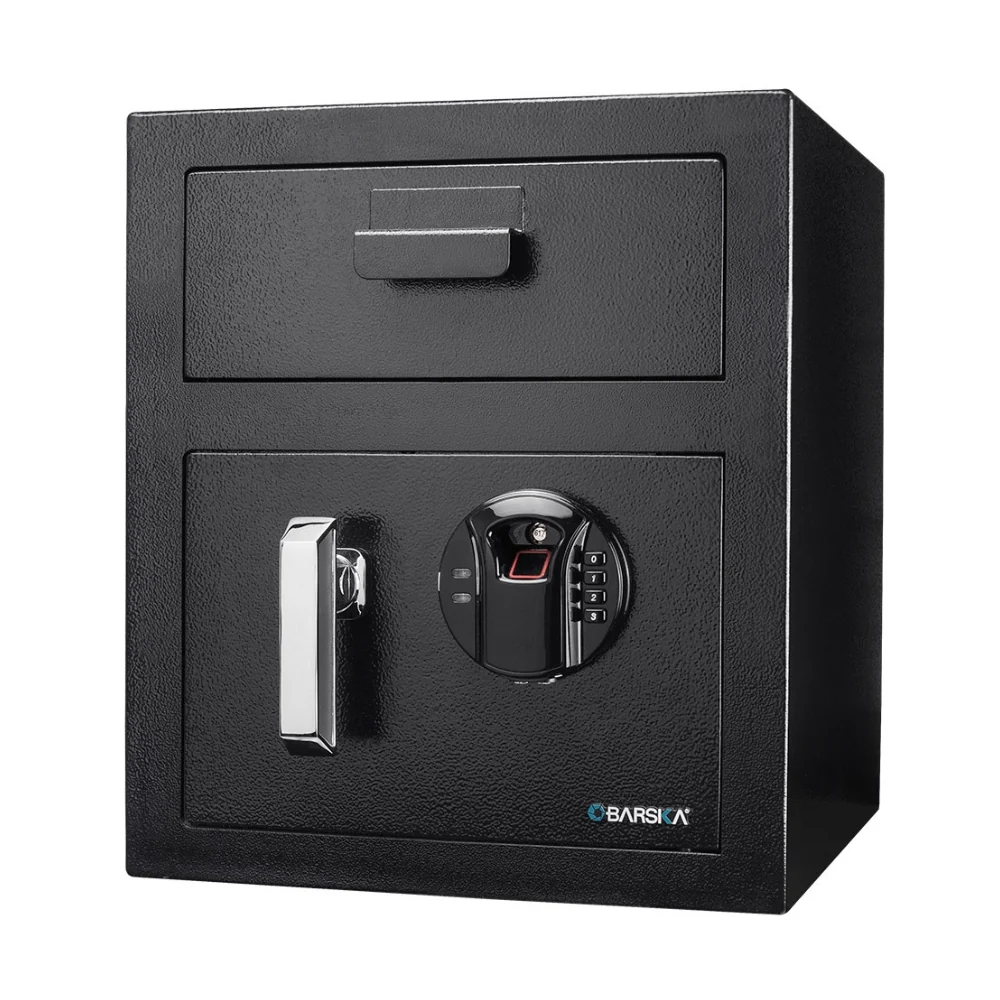 Barska Biometric Keypad Depository Safe | BAR-AX13108
