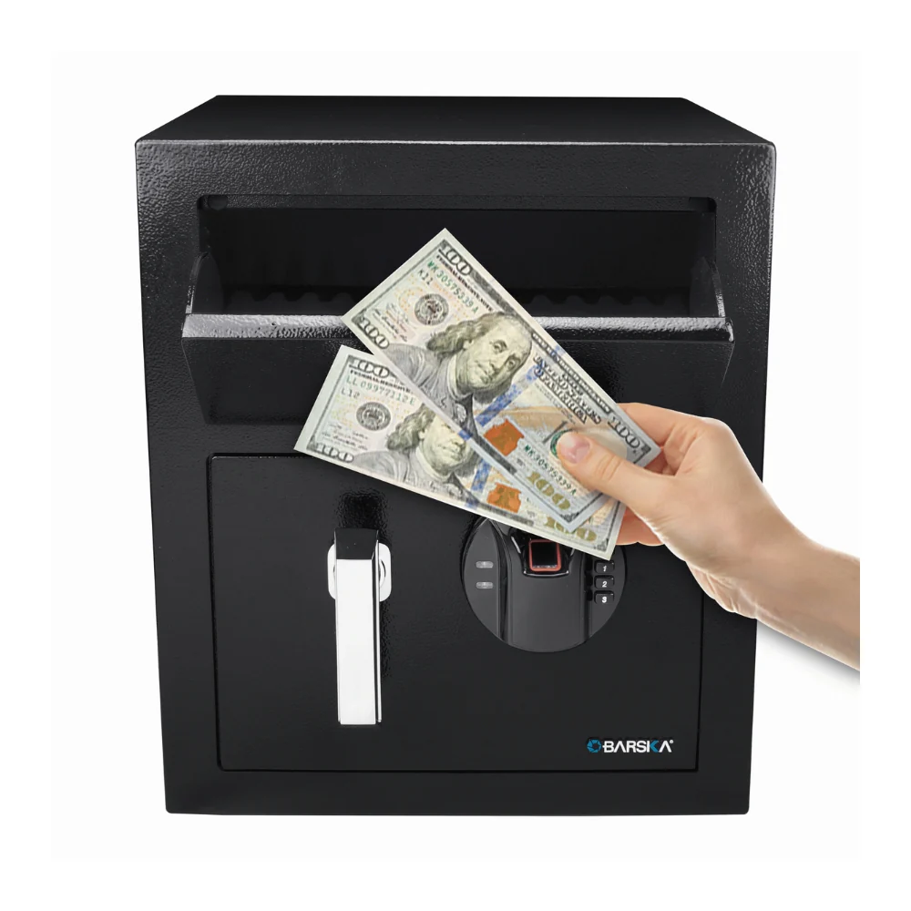 Barska Biometric Keypad Depository Safe | BAR-AX13108 - Image 12