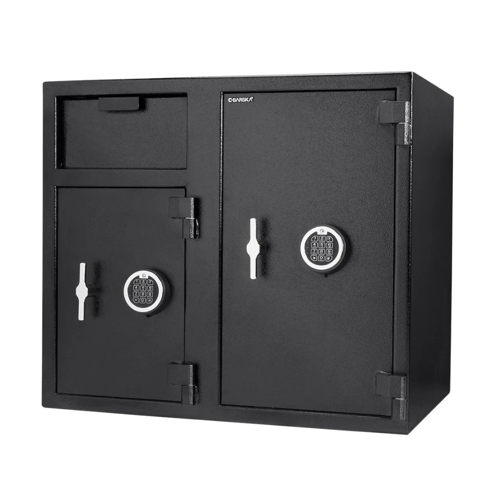 Barska Large Two Lock Depository Safe with Digital Keypad | BAR-AX13316