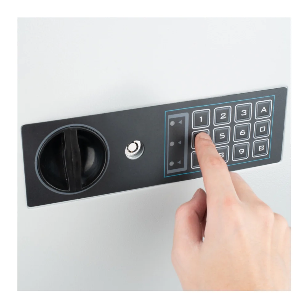Barska 180 Key Dual Lock Deadbolt Cabinet Digital Wall Safe | BAR-AX13350 - Image 9
