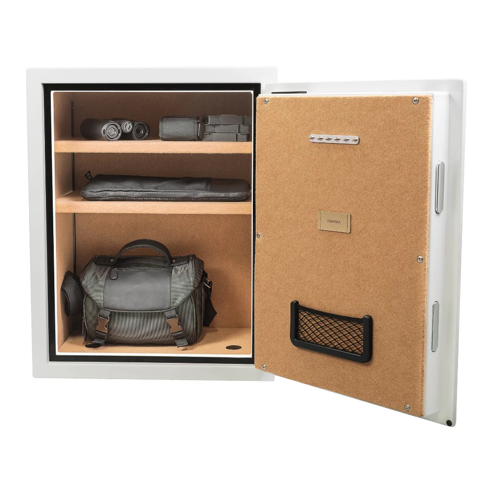 Barska Large Biometric Fireproof Security Safe 4.48 Cu.' White | BAR-AX13496 - Image 10