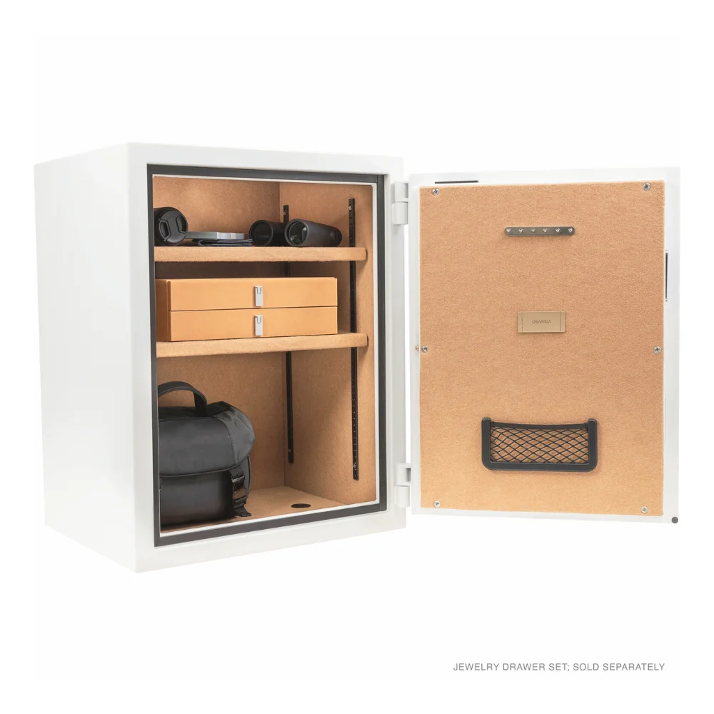 Barska Large Biometric Fireproof Security Safe 4.48 Cu.' White | BAR-AX13496 - Image 11