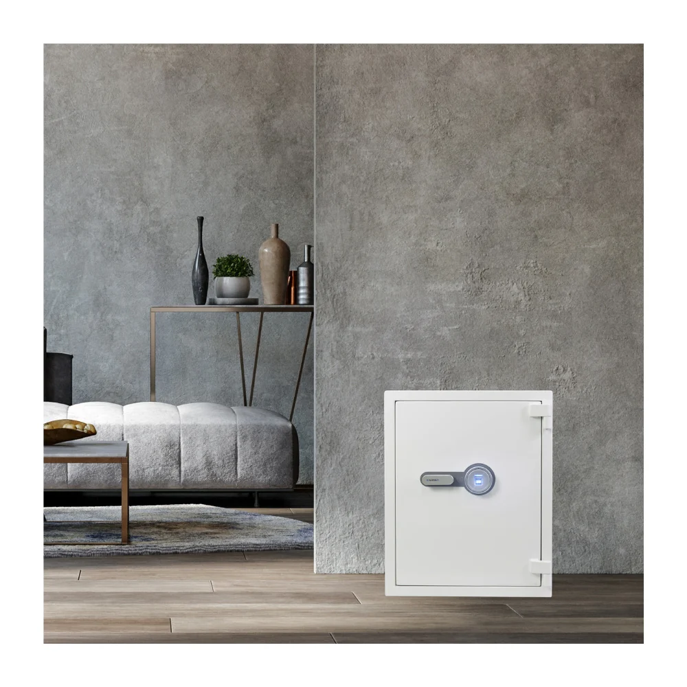 Barska Large Biometric Fireproof Security Safe 4.48 Cu.' White | BAR-AX13496 - Image 14
