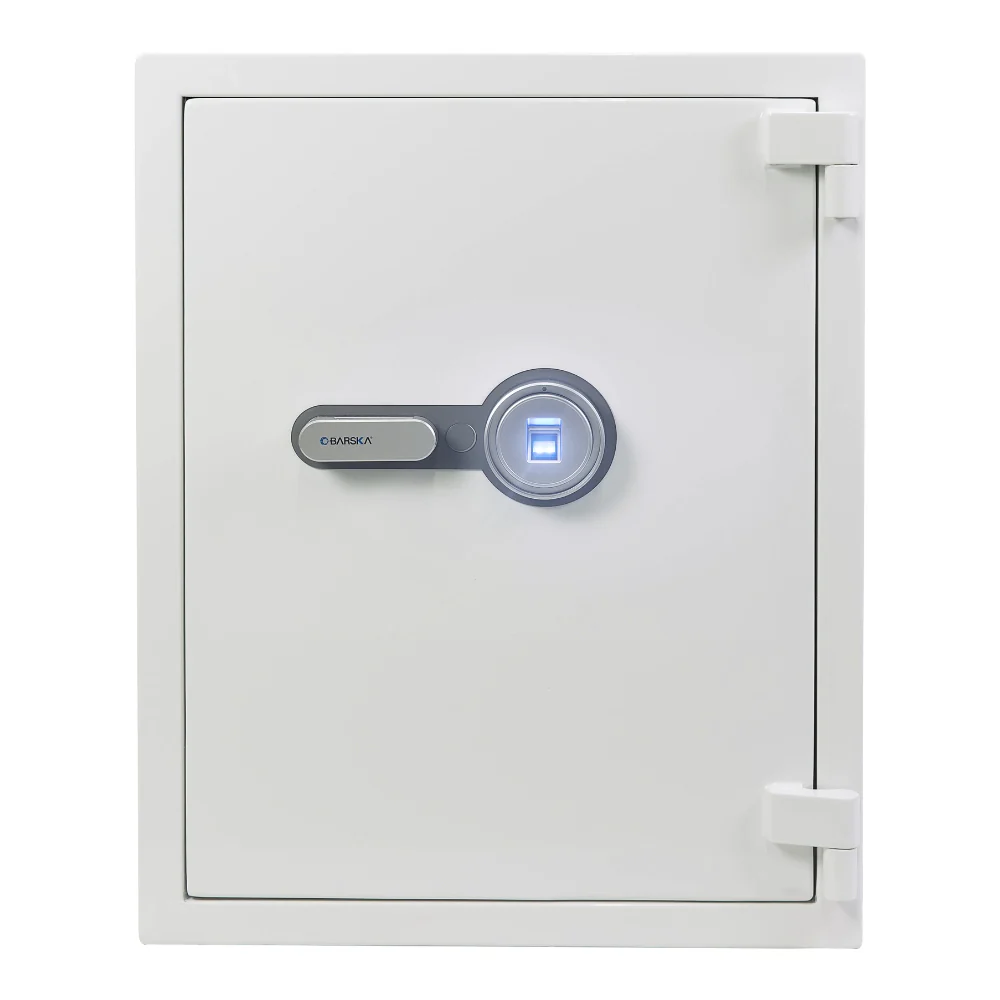 Barska Large Biometric Fireproof Security Safe 4.48 Cu.' White | BAR-AX13496 - Image 4