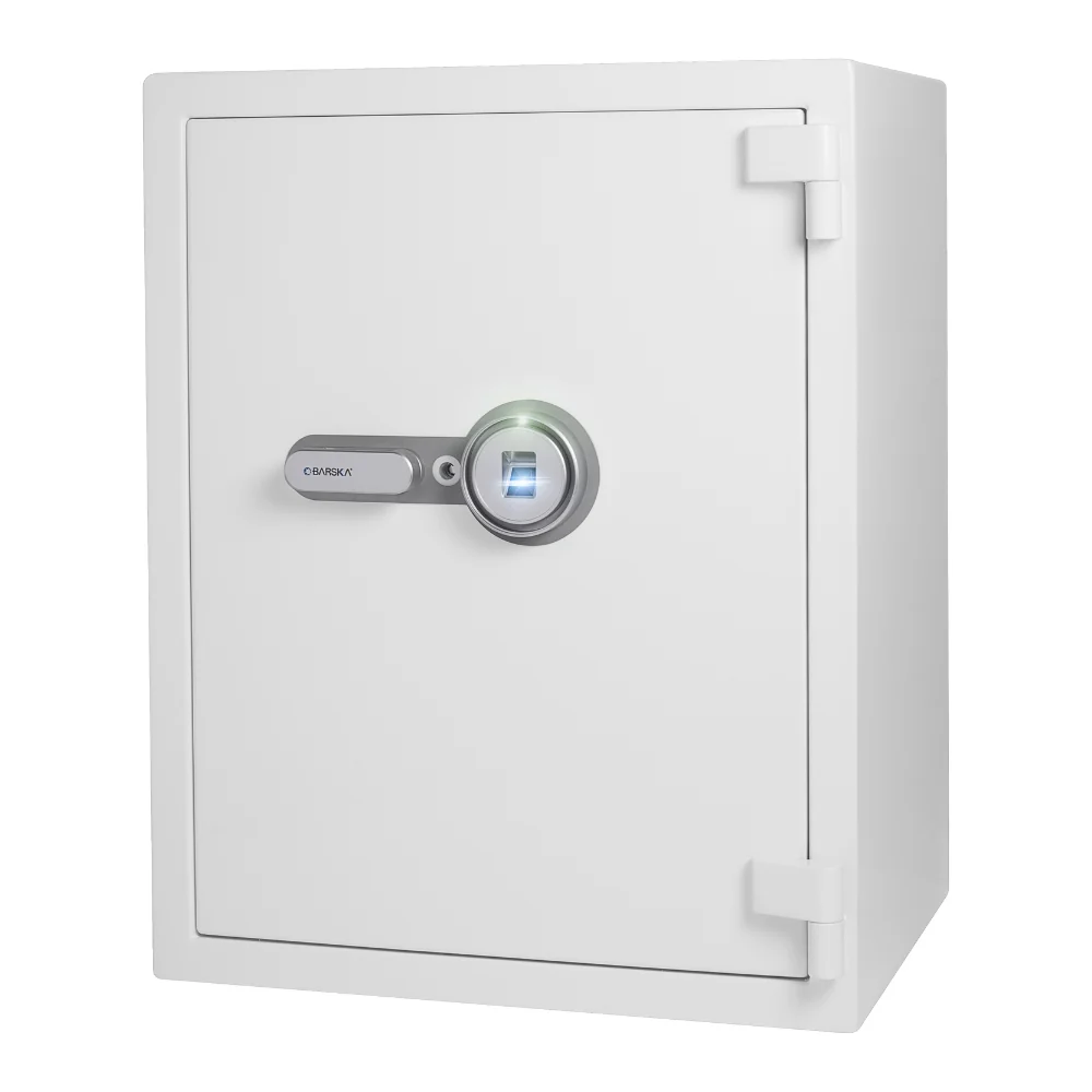 Barska Large Biometric Fireproof Security Safe 4.48 Cu.' White | BAR-AX13496 - Image 5