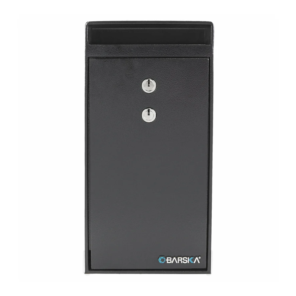 Barska Dual Key Lock Depository Safe with Drop Slot | BAR-AX13558