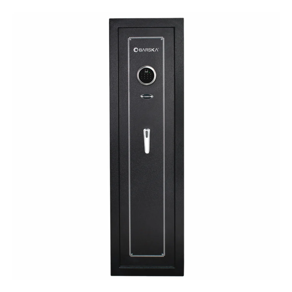 Barska Large Quick Access Biometric Keypad Rifle Safe | BAR-AX13646