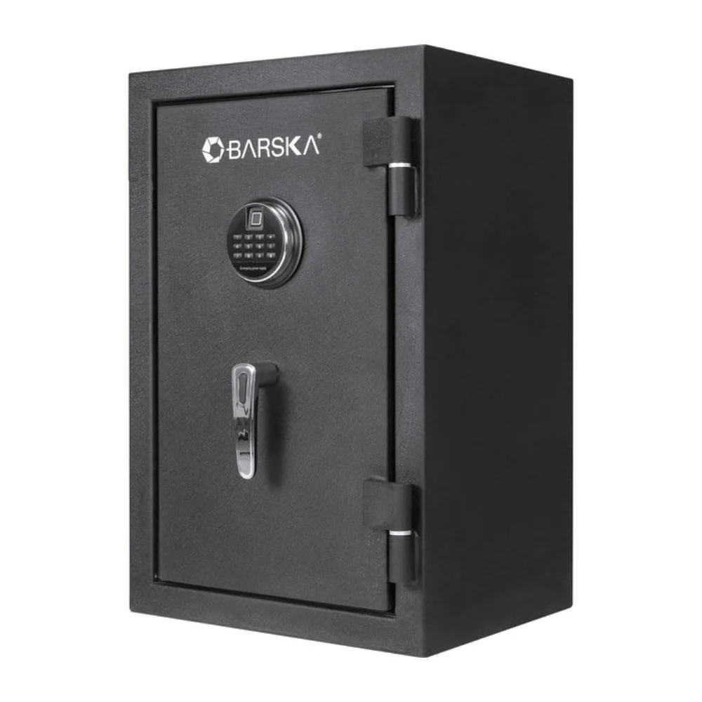 Barska 2.02 Cu. ft Biometric Keypad Fire Resistant Safe | BAR-AX13744