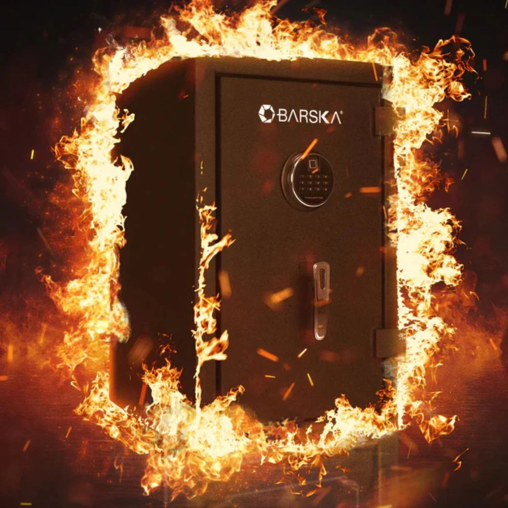 Barska 2.02 Cu. ft Biometric Keypad Fire Resistant Safe | BAR-AX13744 - Image 17