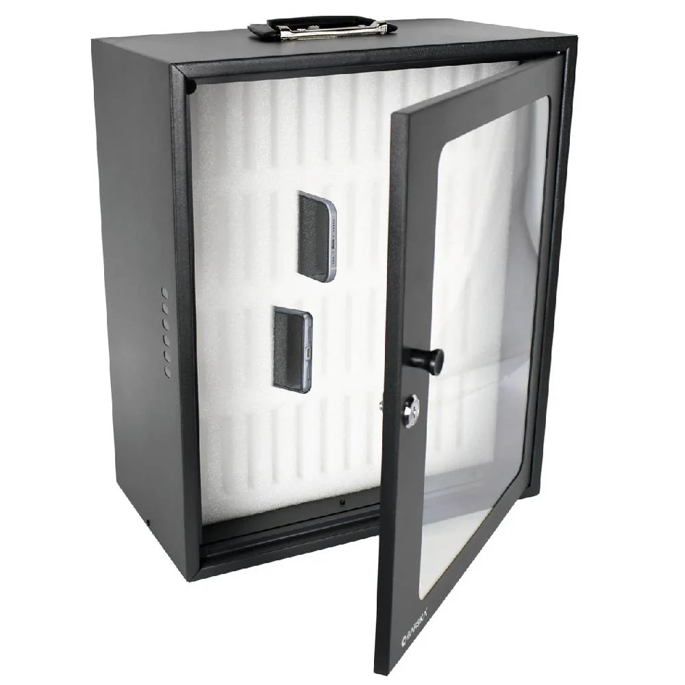 Barska CB14162 48 Capacity Smartphone Lock Box with Key Lock & Carry Handle - Image 4