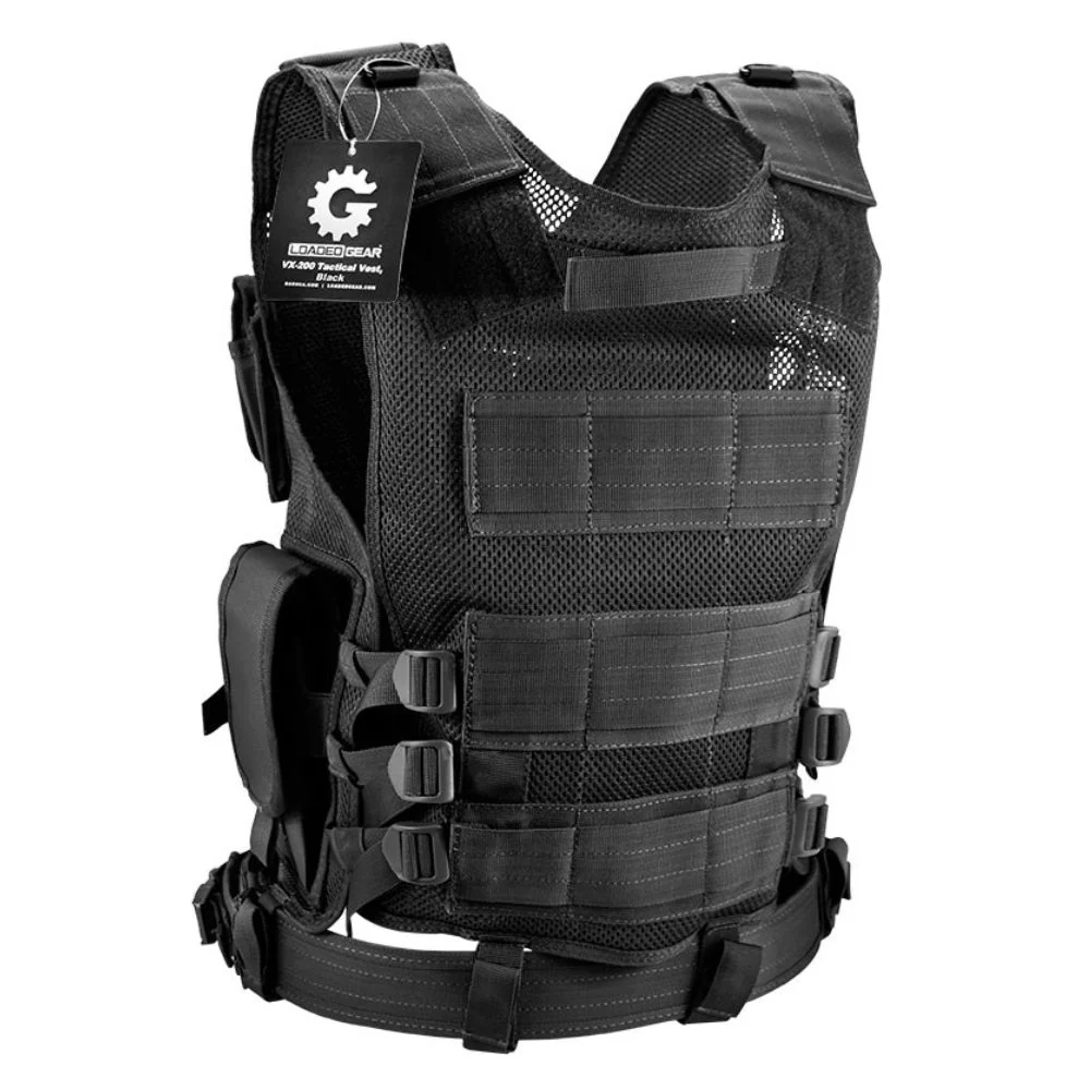 Barska Loaded Gear Tactical Vest VX-200 (Black) Right Hand | BAR-BI12018 - Image 2