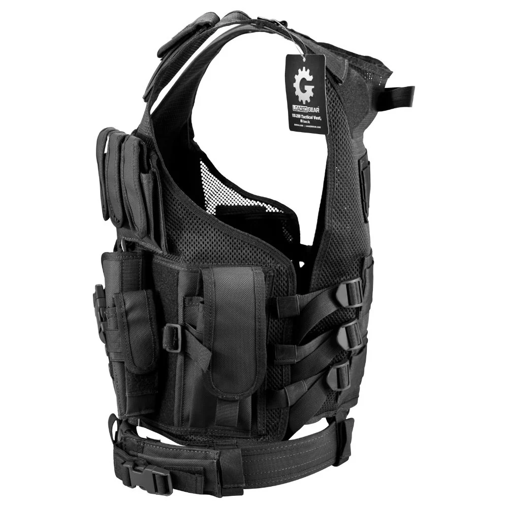 Barska Loaded Gear Tactical Vest VX-200 (Black) Right Hand | BAR-BI12018 - Image 3
