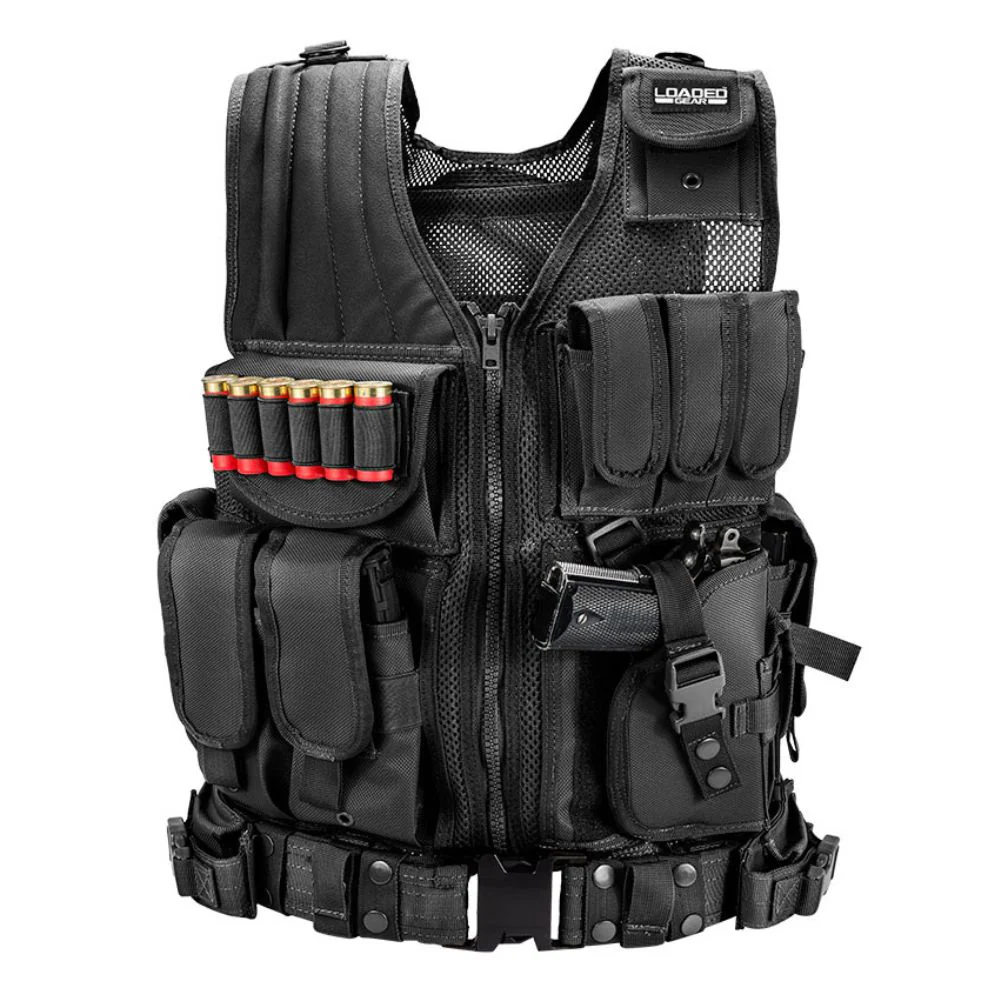 Barska Loaded Gear Tactical Vest VX-200 (Black) Right Hand | BAR-BI12018 - Image 4