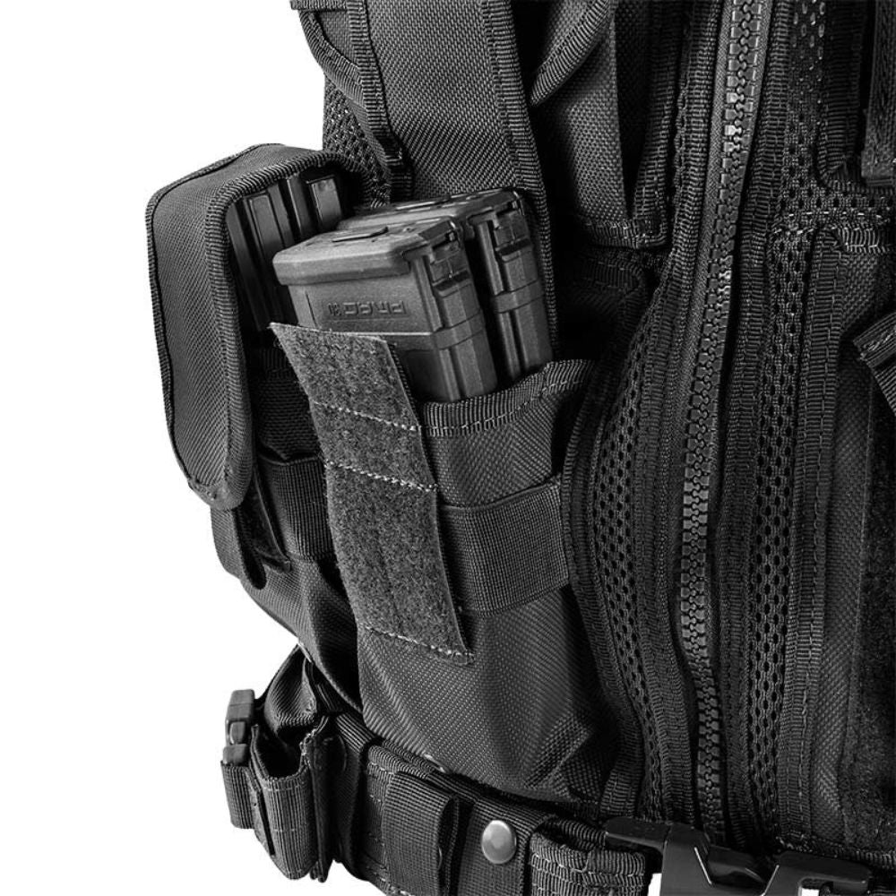 Barska Loaded Gear Tactical Vest VX-200 (Black) Right Hand | BAR-BI12018 - Image 8