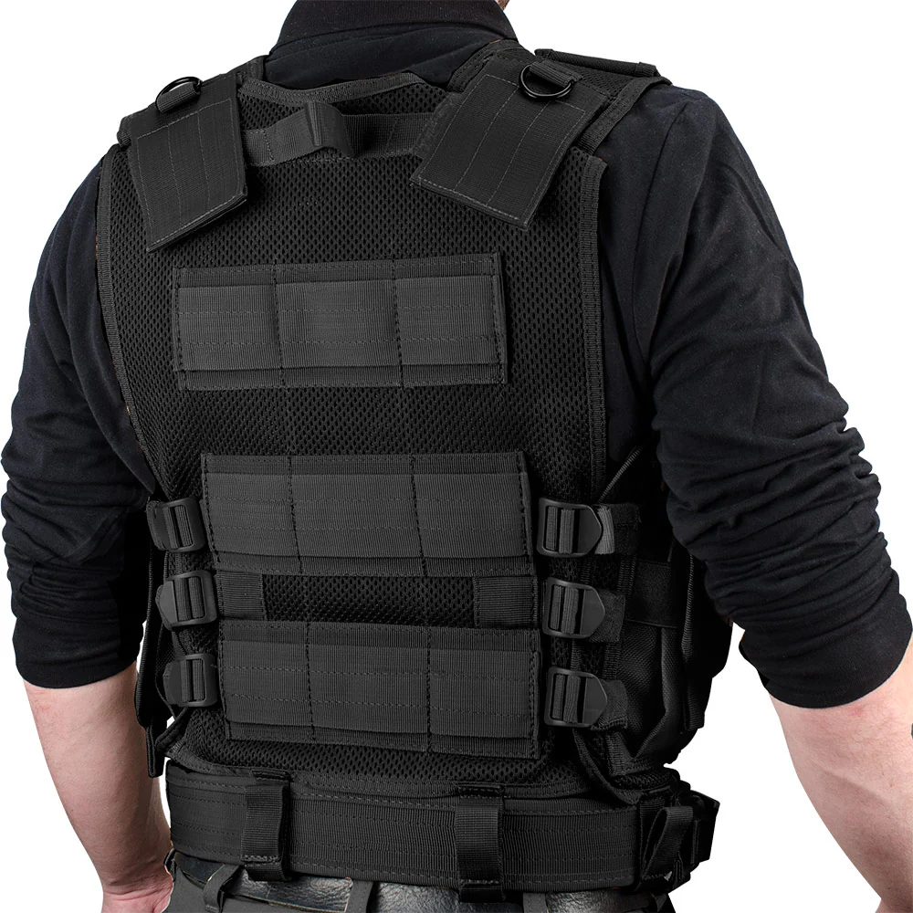 Barska Loaded Gear VX-200 Left Handed Tactical Vest (Black) | BAR-BI12154 - Image 9
