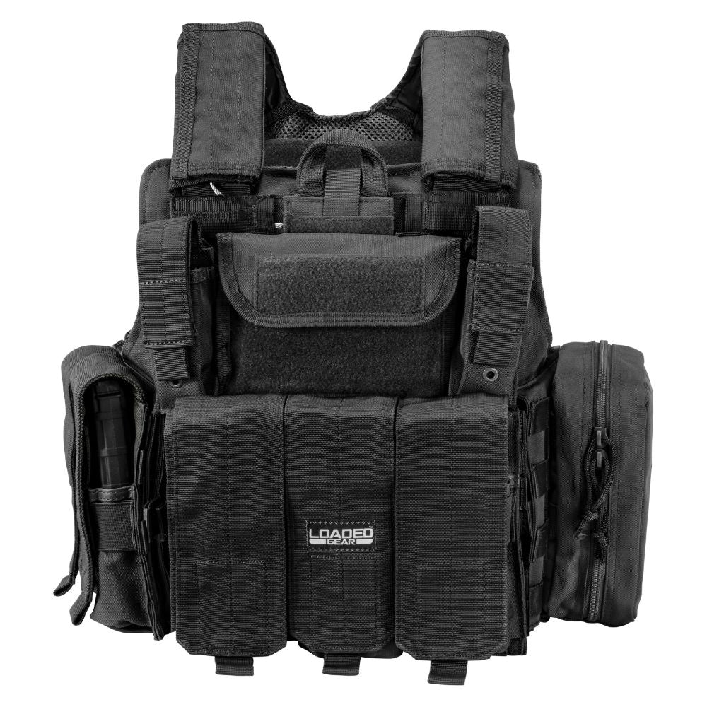 Barska Loaded Gear Tactical Vest VX-300 (Black) | BAR-BI12256