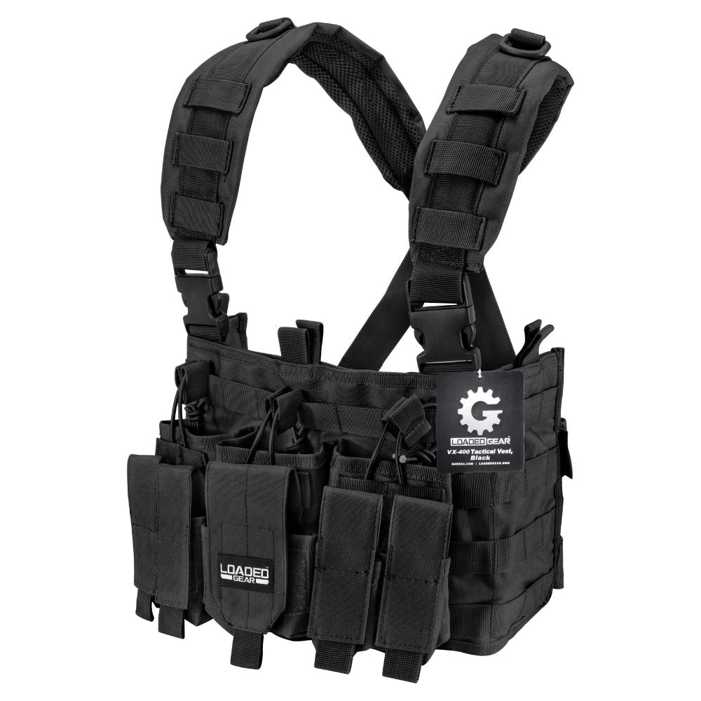 Barska Tactical Chest Rig VX-400 Loaded Gear (Black) | BAR-BI12258 - Image 2