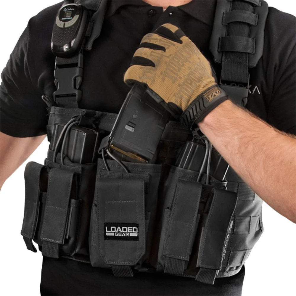 Barska Tactical Chest Rig VX-400 Loaded Gear (Black) | BAR-BI12258 - Image 7