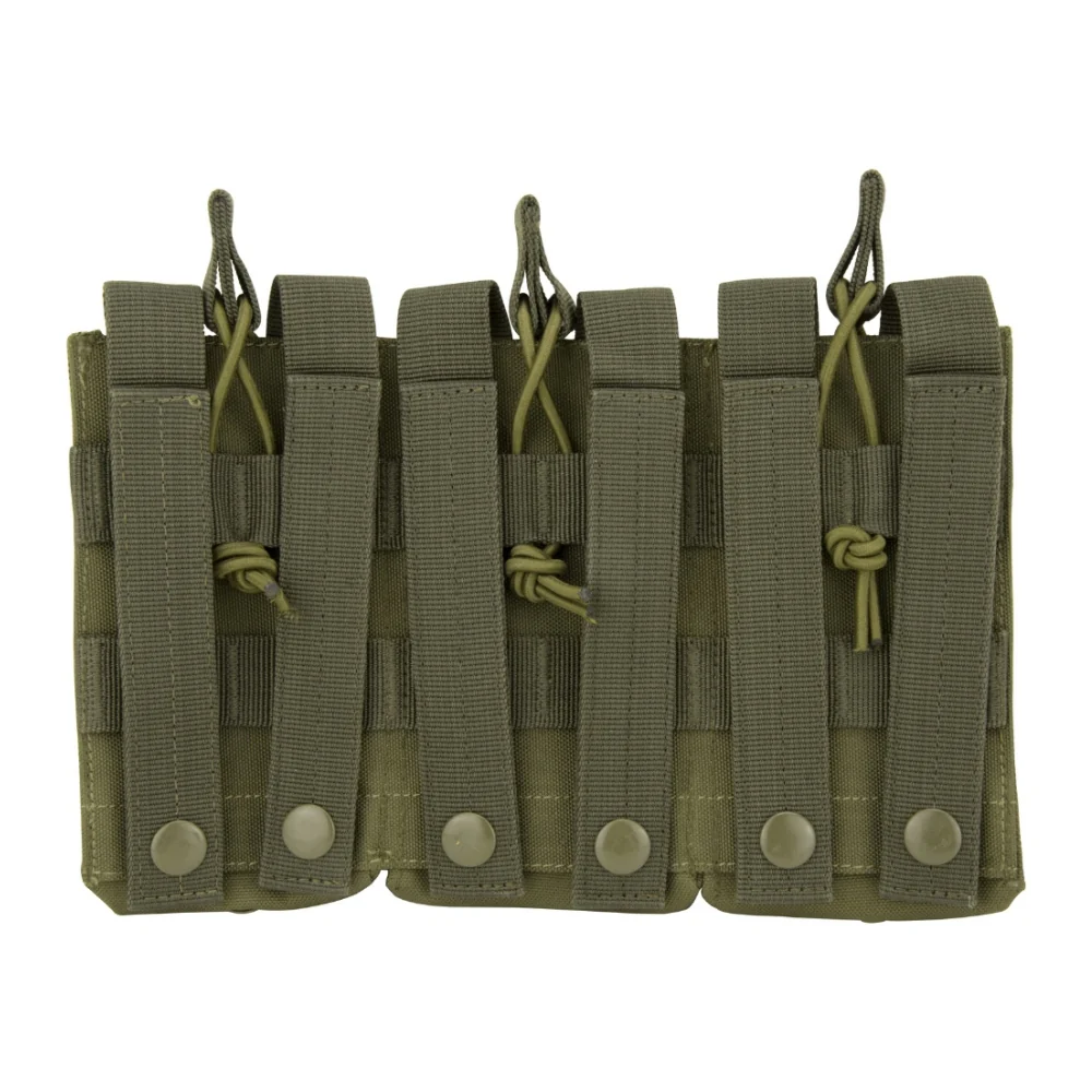 Barska Loaded Gear CX-200 Triple Magazine Pouch (OD Green) | BAR-BI12276 - Image 4