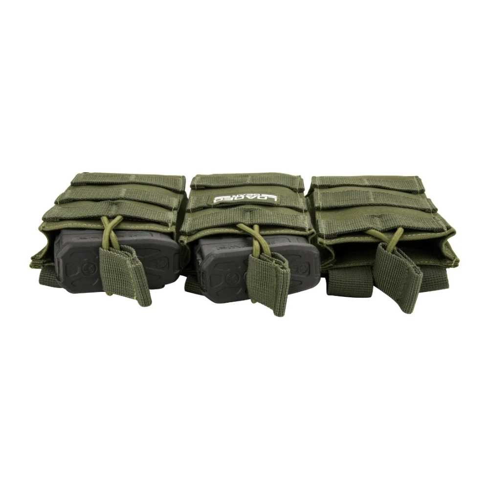 Barska Loaded Gear CX-200 Triple Magazine Pouch (OD Green) | BAR-BI12276 - Image 6