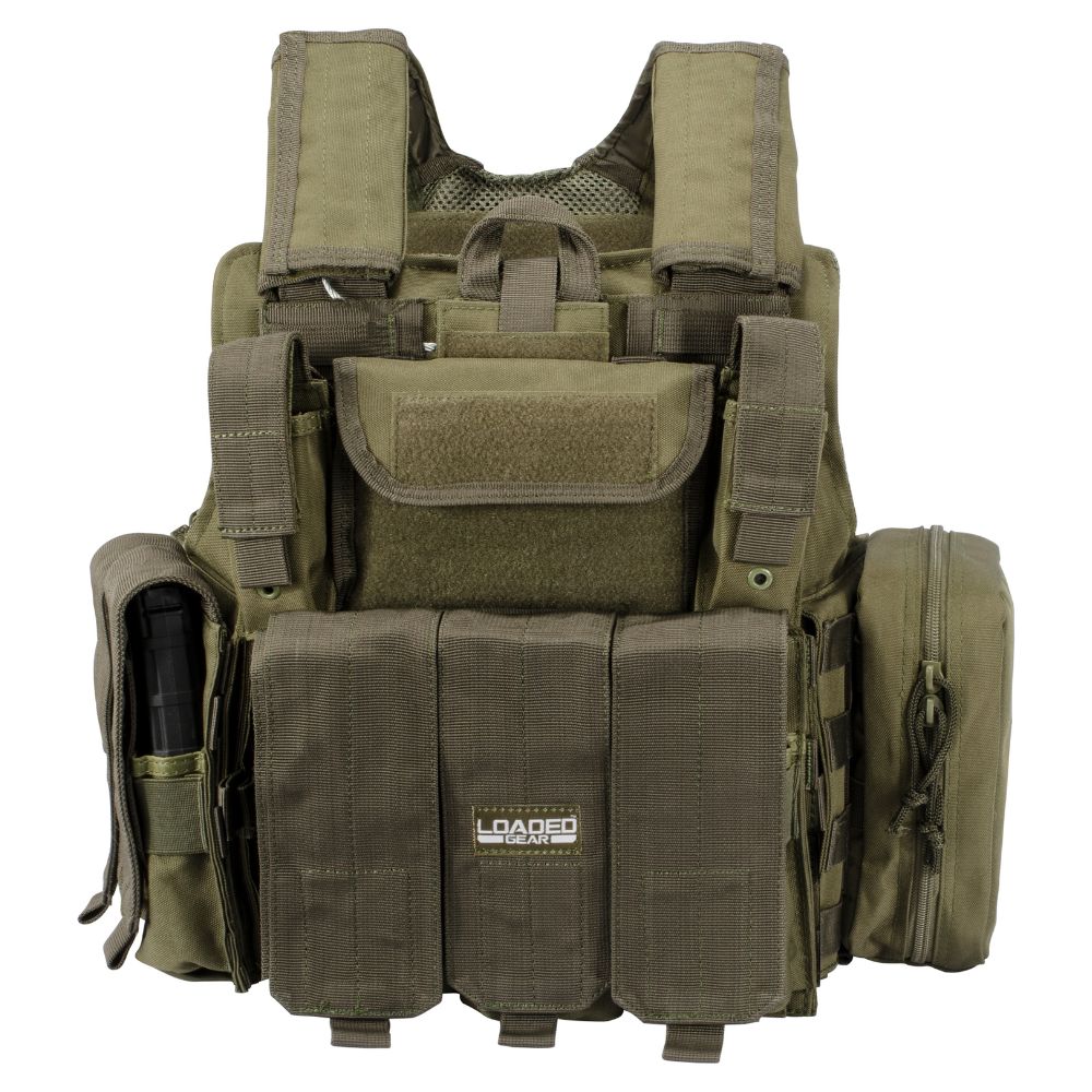 Barska Loaded Gear Tactical Vest VX-300 (OD Green) | BAR-BI12286