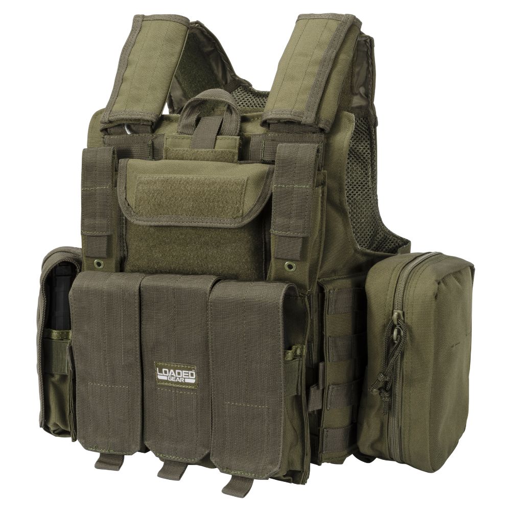 Barska Loaded Gear Tactical Vest VX-300 (OD Green) | BAR-BI12286 - Image 2