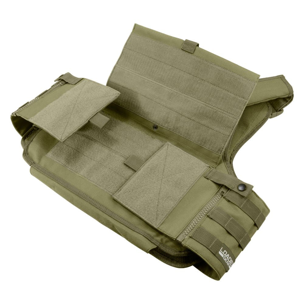 Barska MOLLE Plate Carrier Tactical Vest VX-500 Loaded Gear OD Green | BAR-BI12290 - Image 5