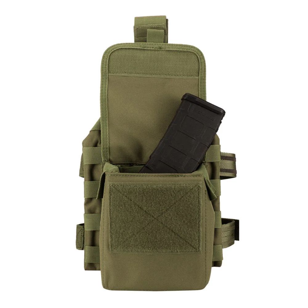 Barska Loaded Gear VX-100 Tactical Vest and Leg Platforms (OD Green) | BAR-BI12330 - Image 7