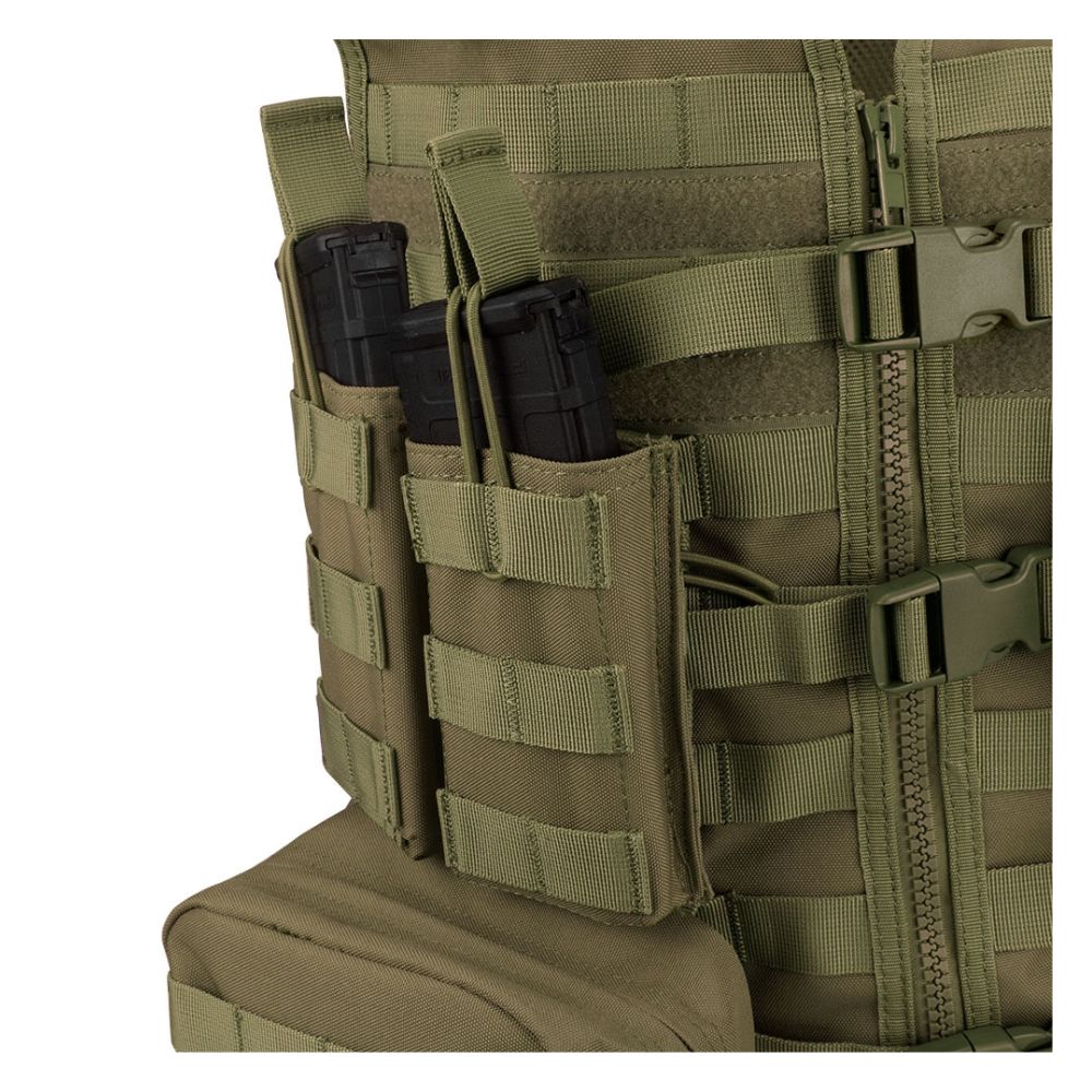 Barska Loaded Gear VX-100 Tactical Vest and Leg Platforms (OD Green) | BAR-BI12330 - Image 8
