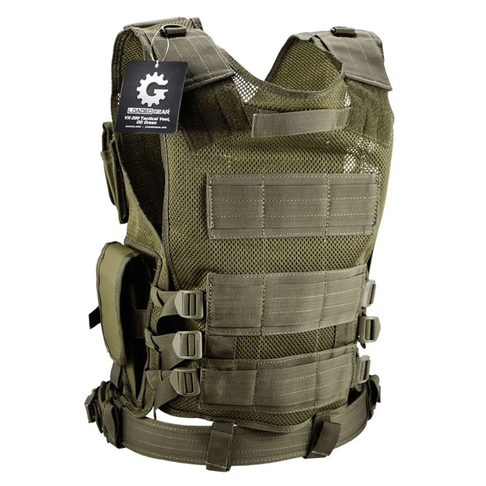 Barska Loaded Gear Tactical Vest VX-200 (OD Green) | BAR-BI12332 - Image 2