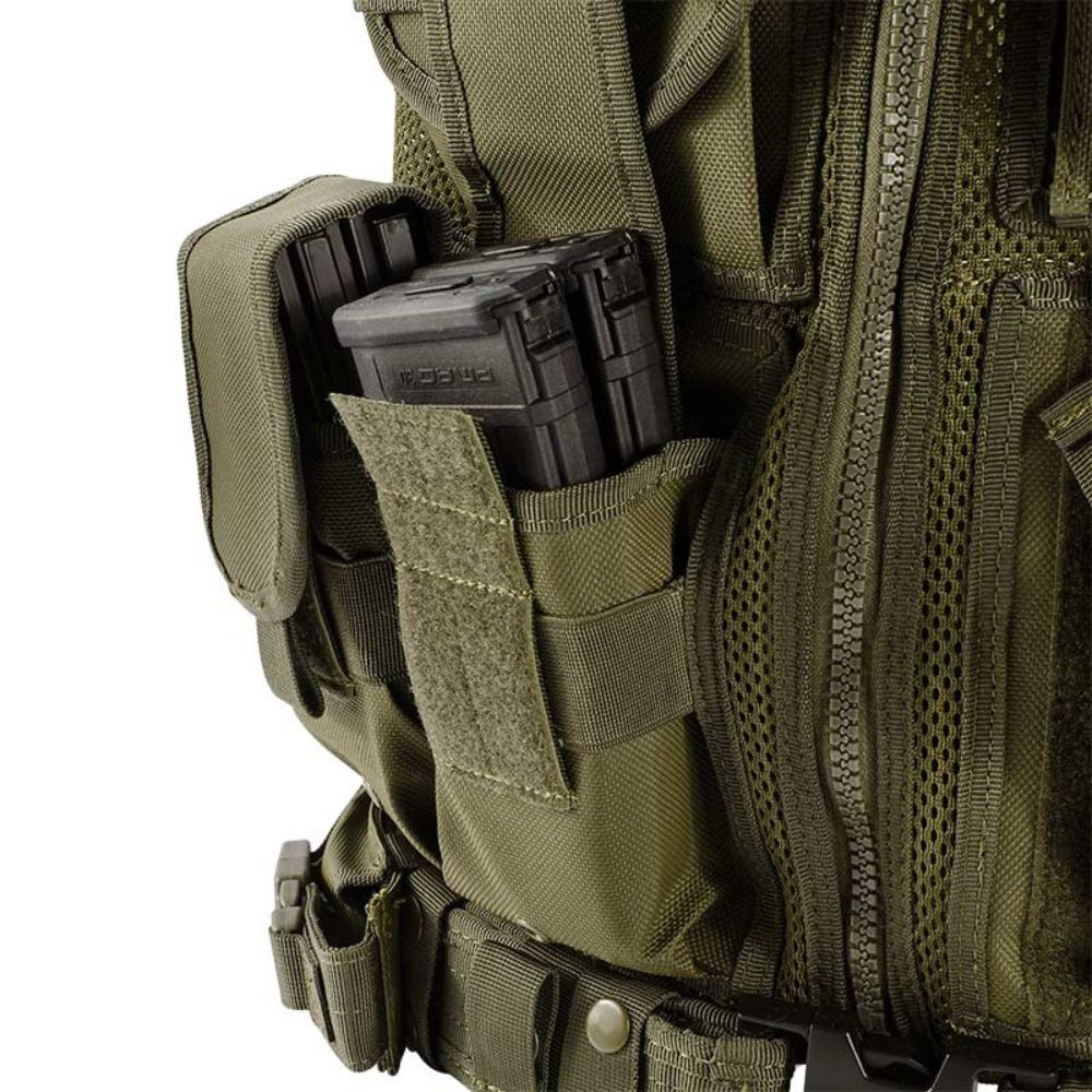Barska Loaded Gear Tactical Vest VX-200 (OD Green) | BAR-BI12332 - Image 6