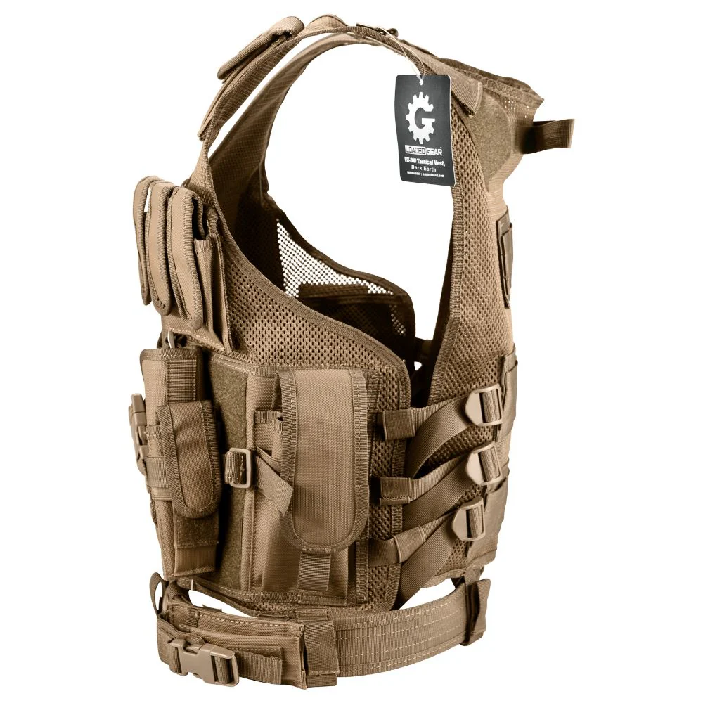 Barska Loaded Gear Tactical Vest VX-200 Tan (Dark Earth) | BAR-BI12346 - Image 3
