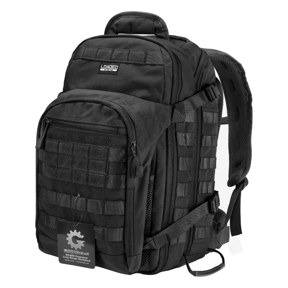 Barska Loaded Gear GX-600 Crossover Tactical Backpack (Black) | BAR-BI12598