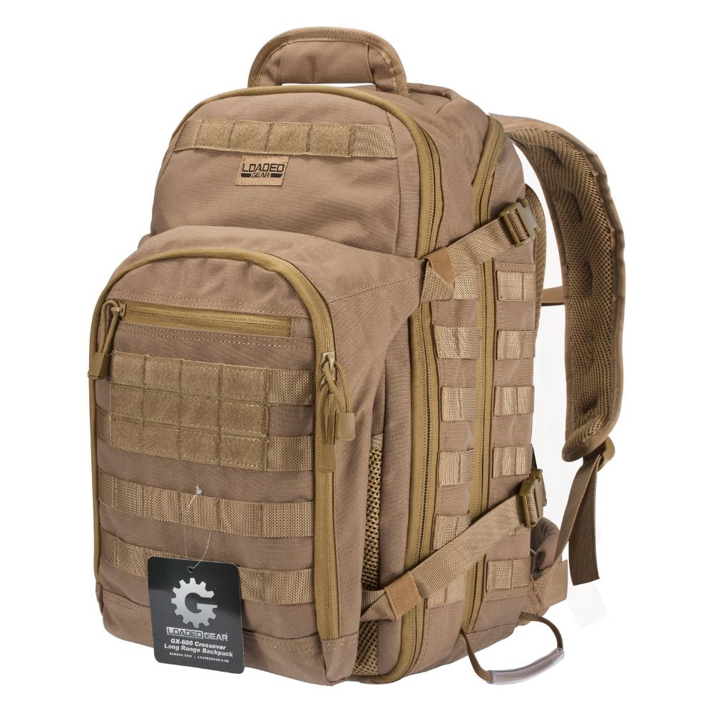 Barska Loaded Gear GX-600 Crossover Tactical Backpack (Dark Earth) | BAR-BI12600